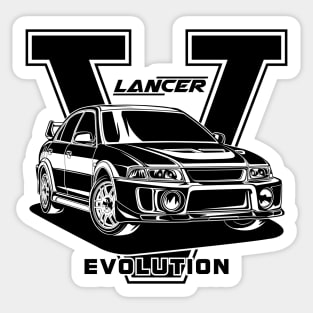 Lancer Evolution V (Black Print) Sticker